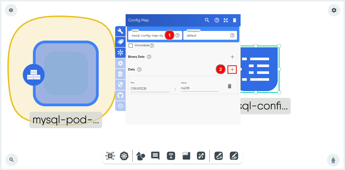 Configure the ConfigMap