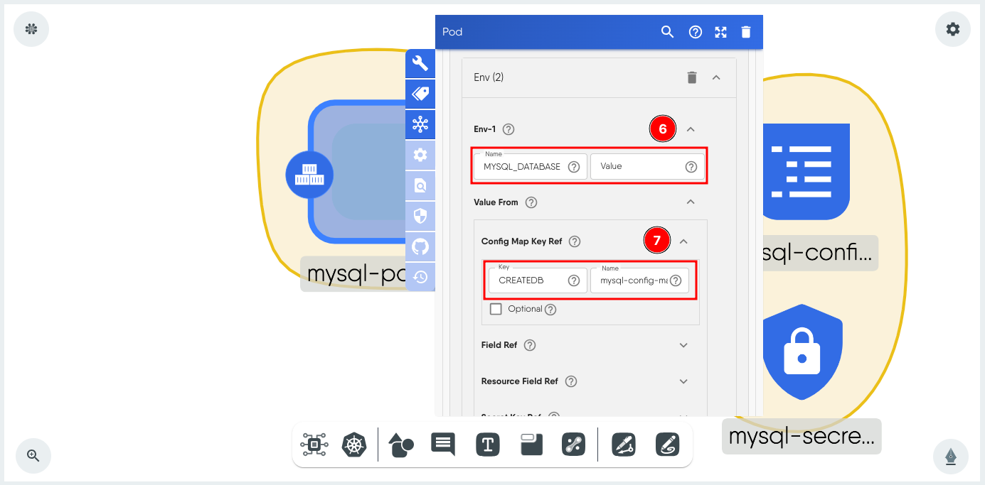 Configure the ConfigMap