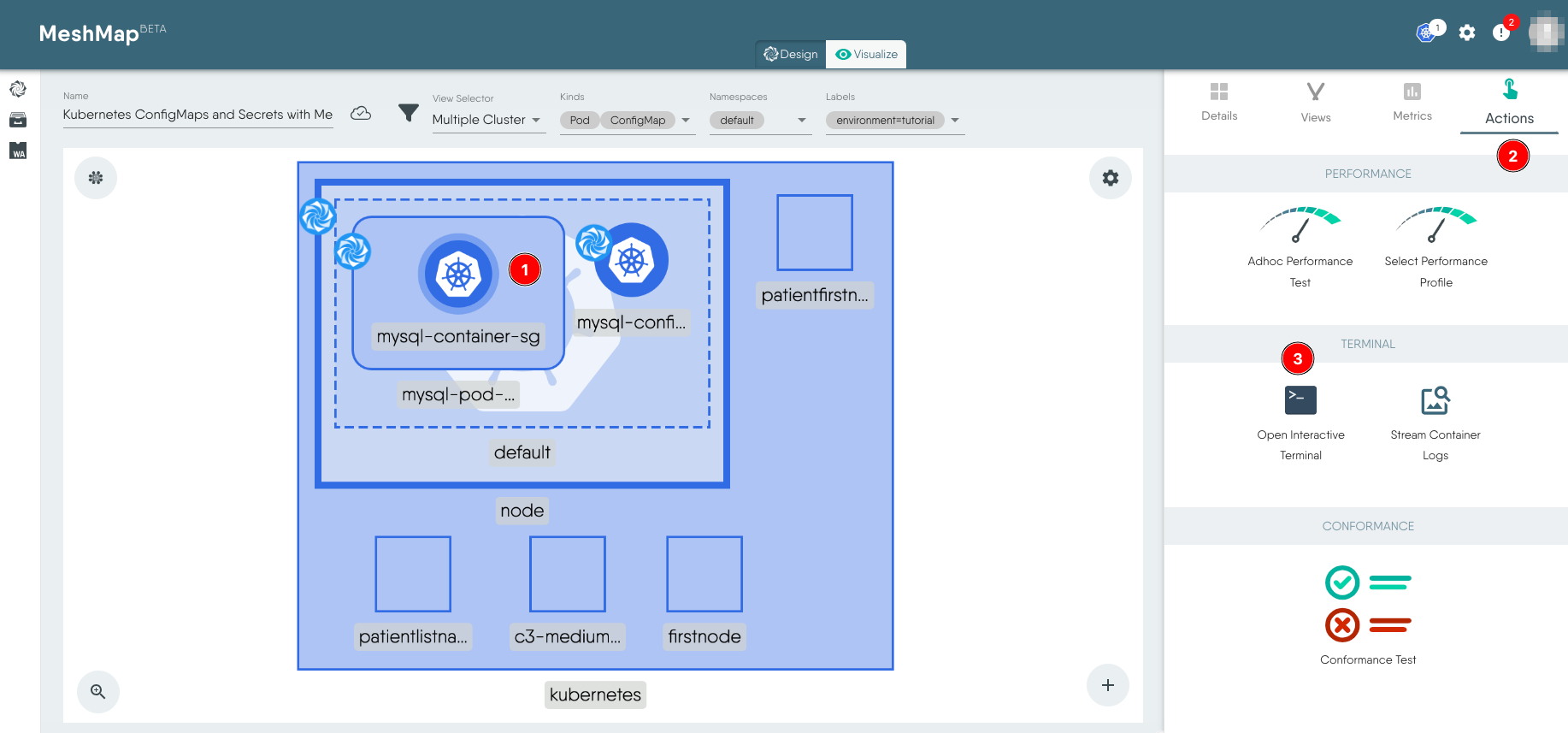 Configure the ConfigMap